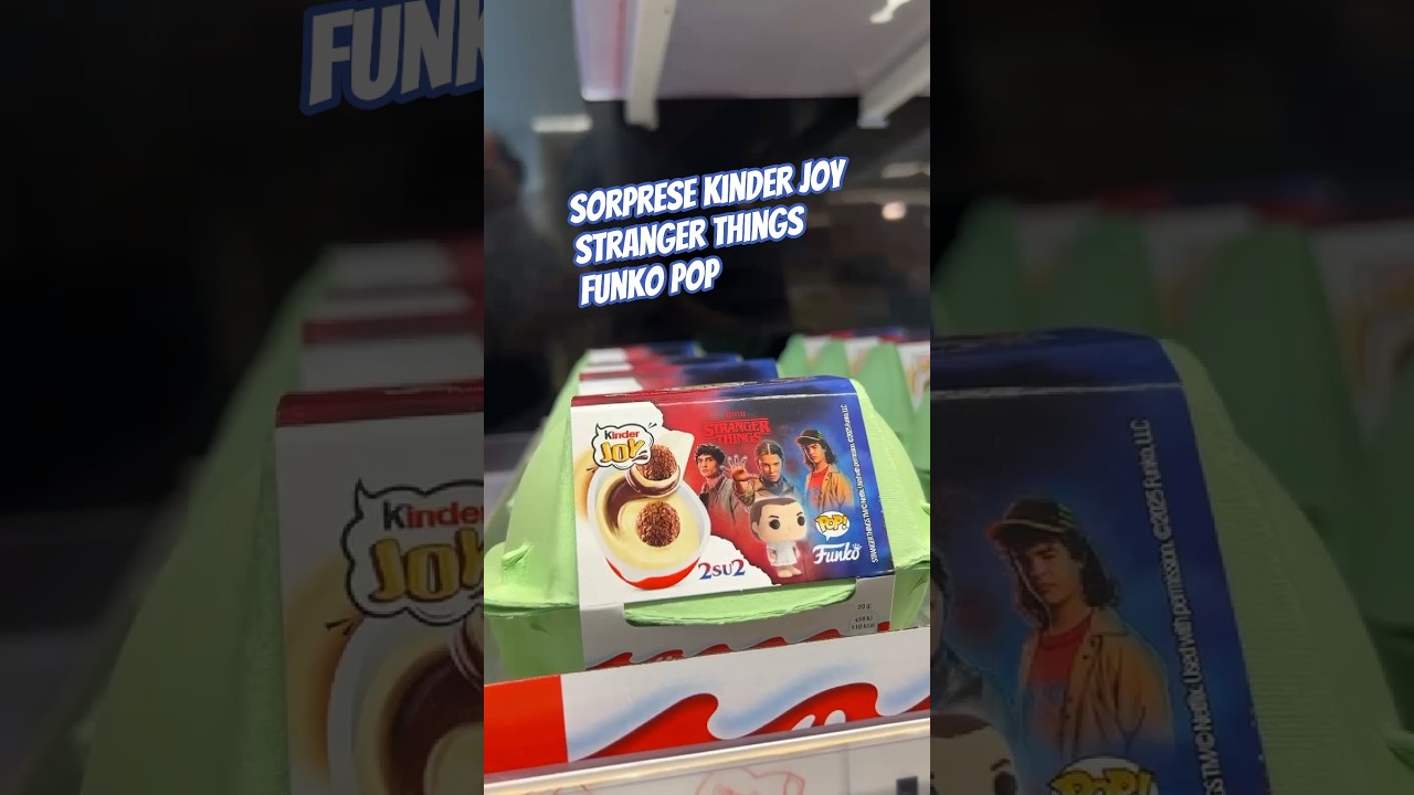 Nuove sorprese Kinder Joy Stranger Things - Funko pop!