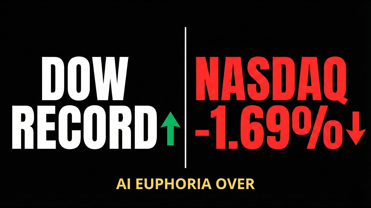 NASDAQ PLUNGES 1.69% as AI Euphoria ENDS - Broadcom Crashes 11%