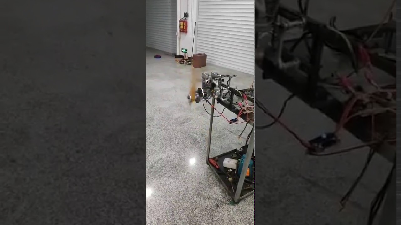 NGH 60I2 60CC  simulation electric start test