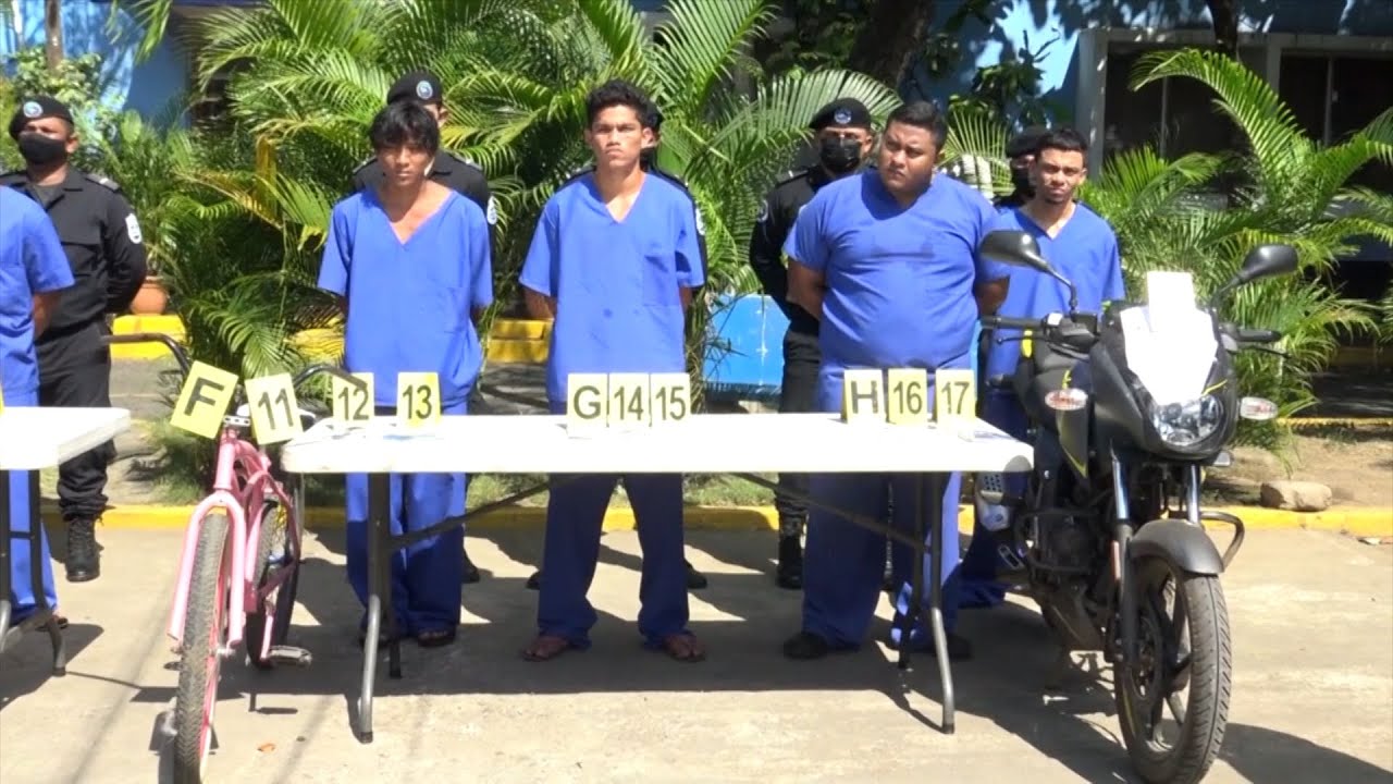 Policía Nacional captura a 14 sujetos en Chinandega