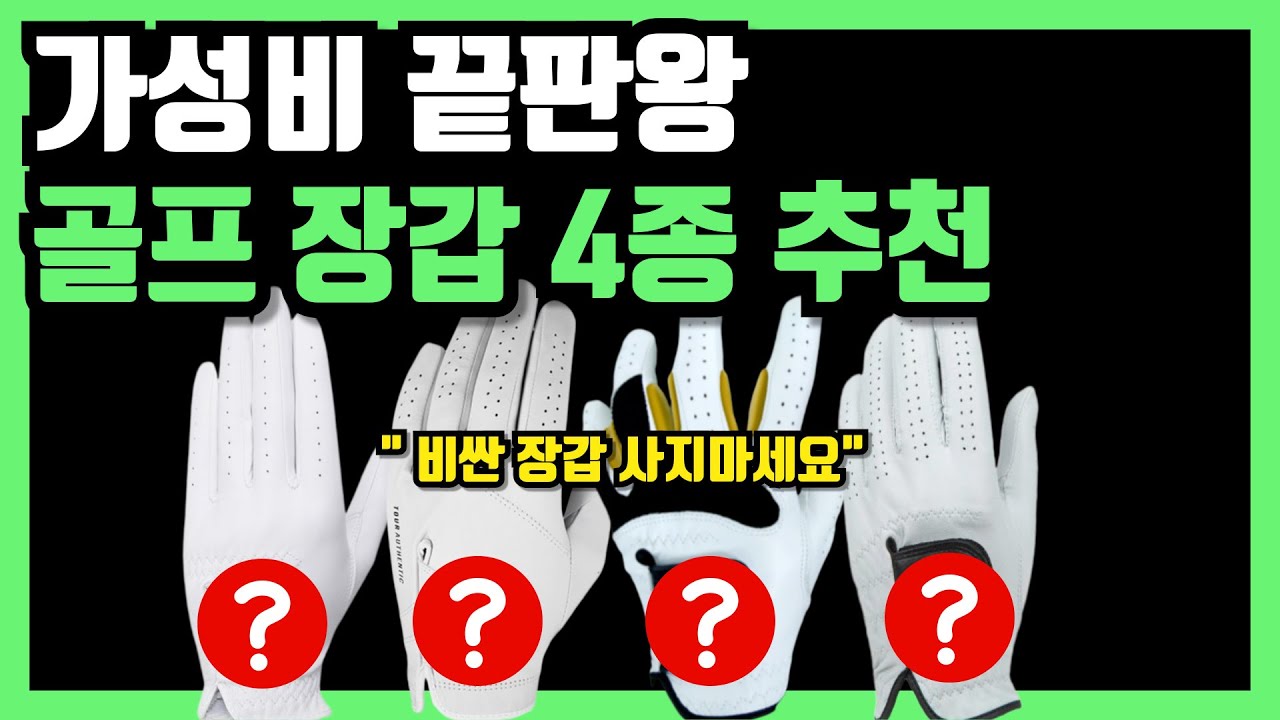 골프장갑 이거 한번 써보시면 다른 장갑 못씁니다. 양피 합피 반양피 골프장갑 종류별 가성비 추천