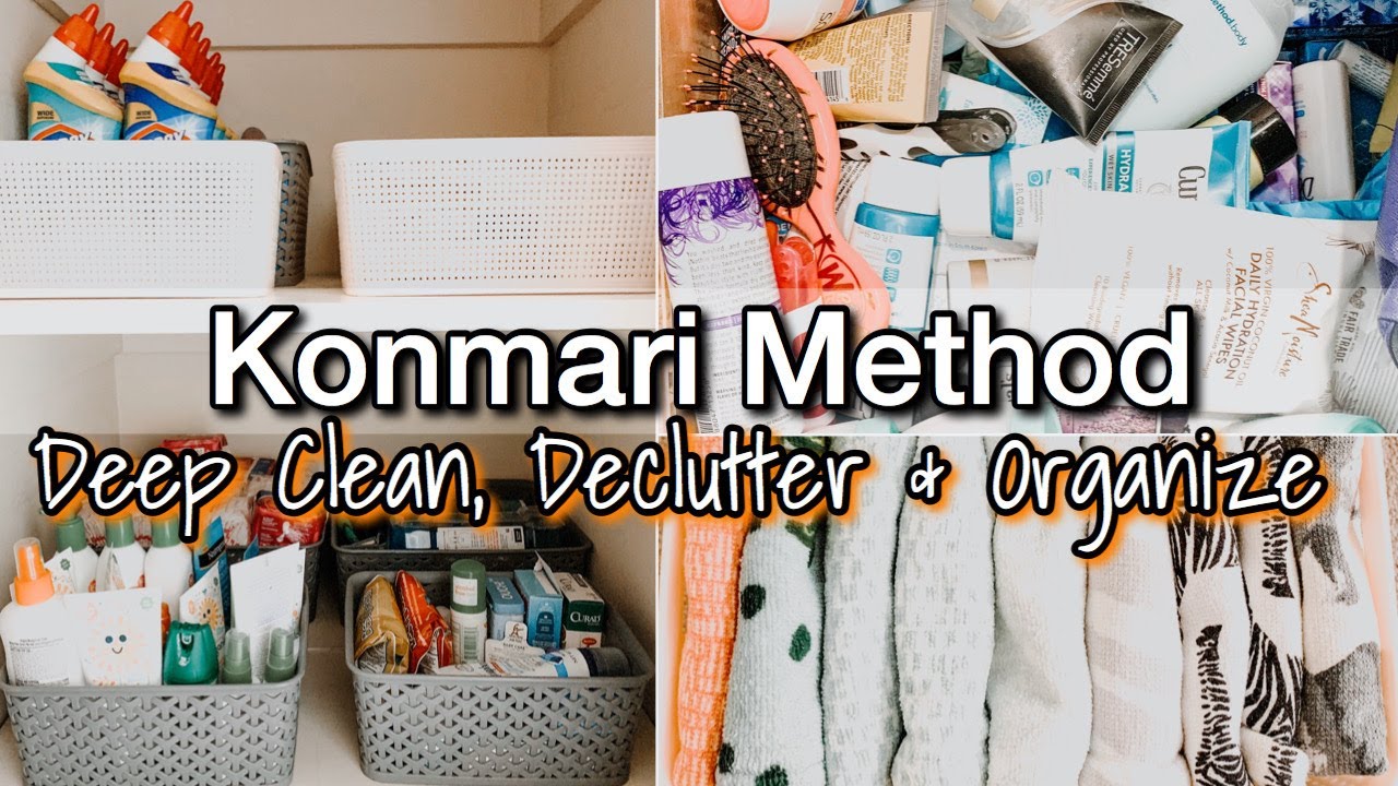Konmari Method Deep Clean and Declutter with Me