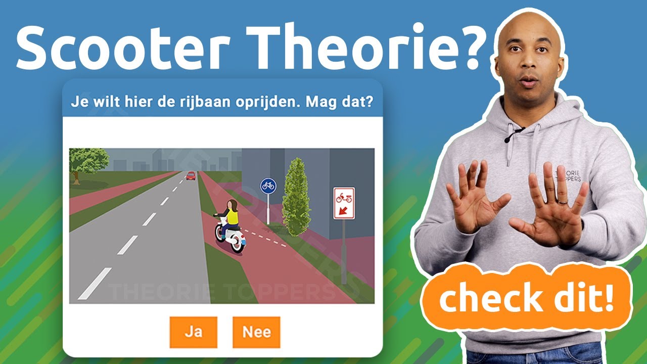 Scooter Theorie. 5 Examenvragen!