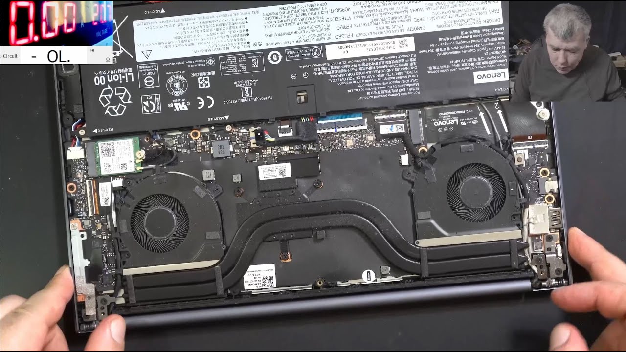 Lenovo Yoga Slim 7 Pro - no power, motherboard repair - a liquid damage repair