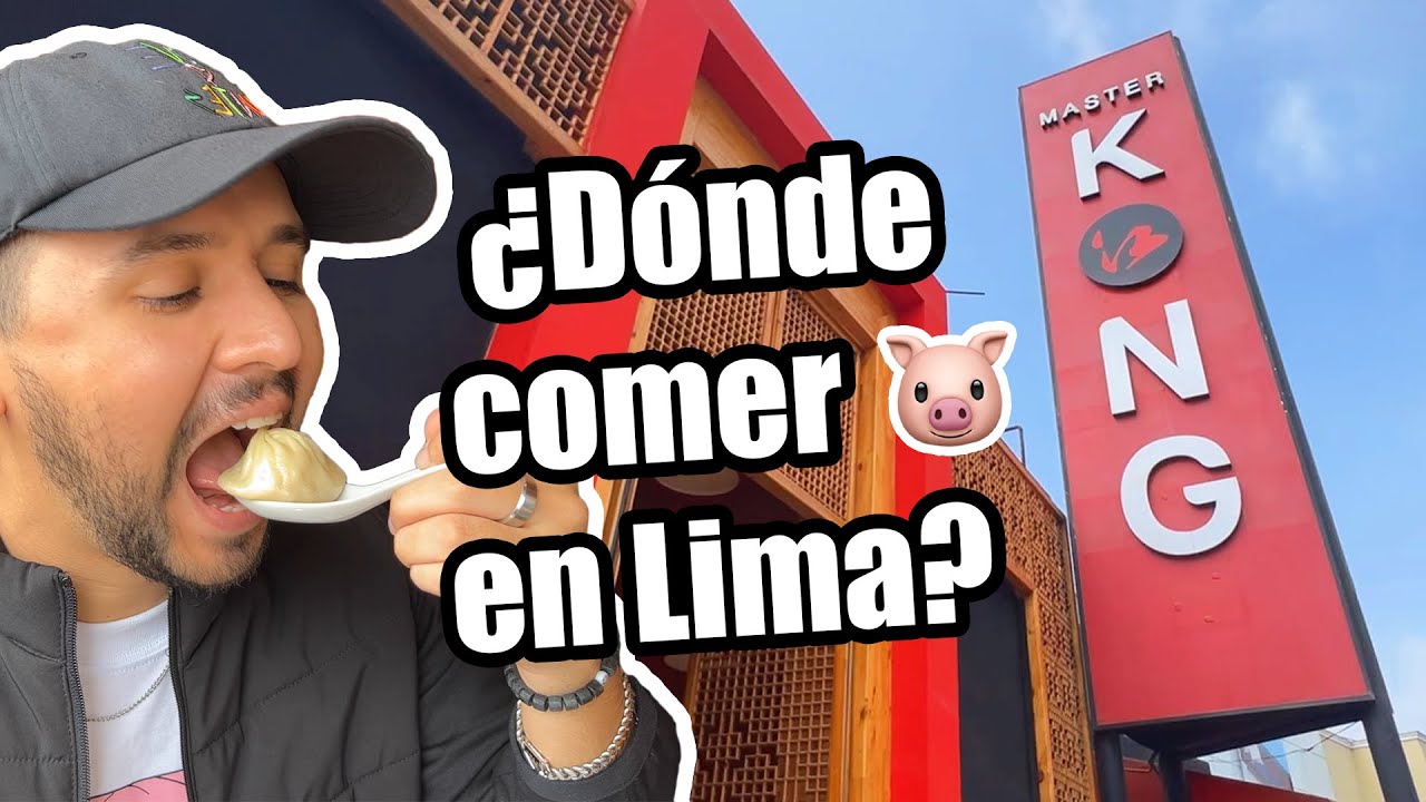 ¿Dónde comer en Lima? MASTER KONG 🥡🥢 - Manu Rivera