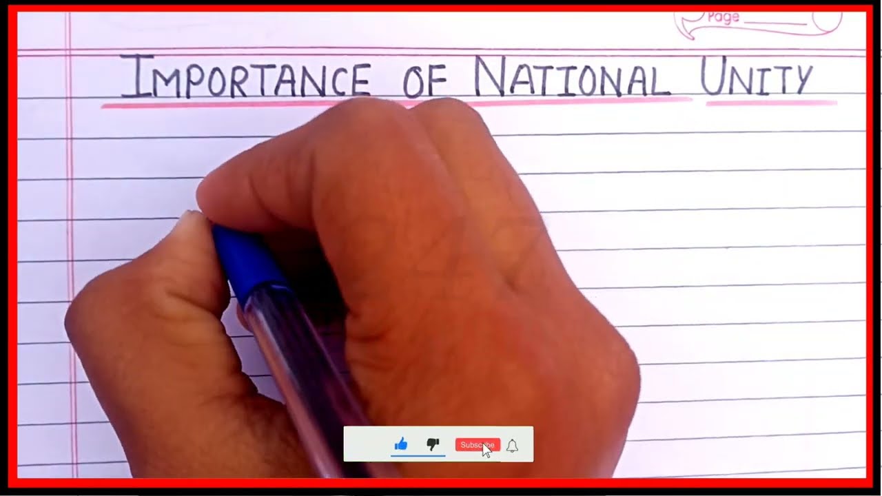 Essay on importance of national unity | What are the importance of national unity