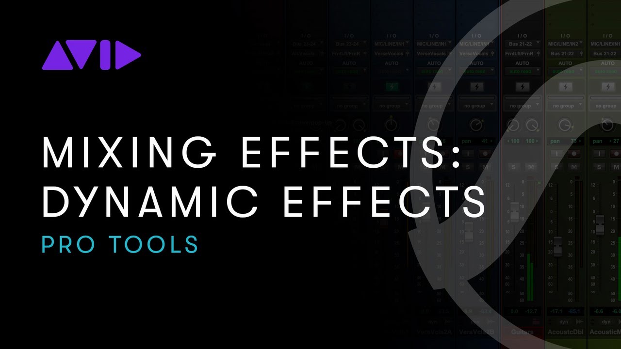 Онлайн-обучение Avid: профессиональные инструменты — использование динамических эффектов
