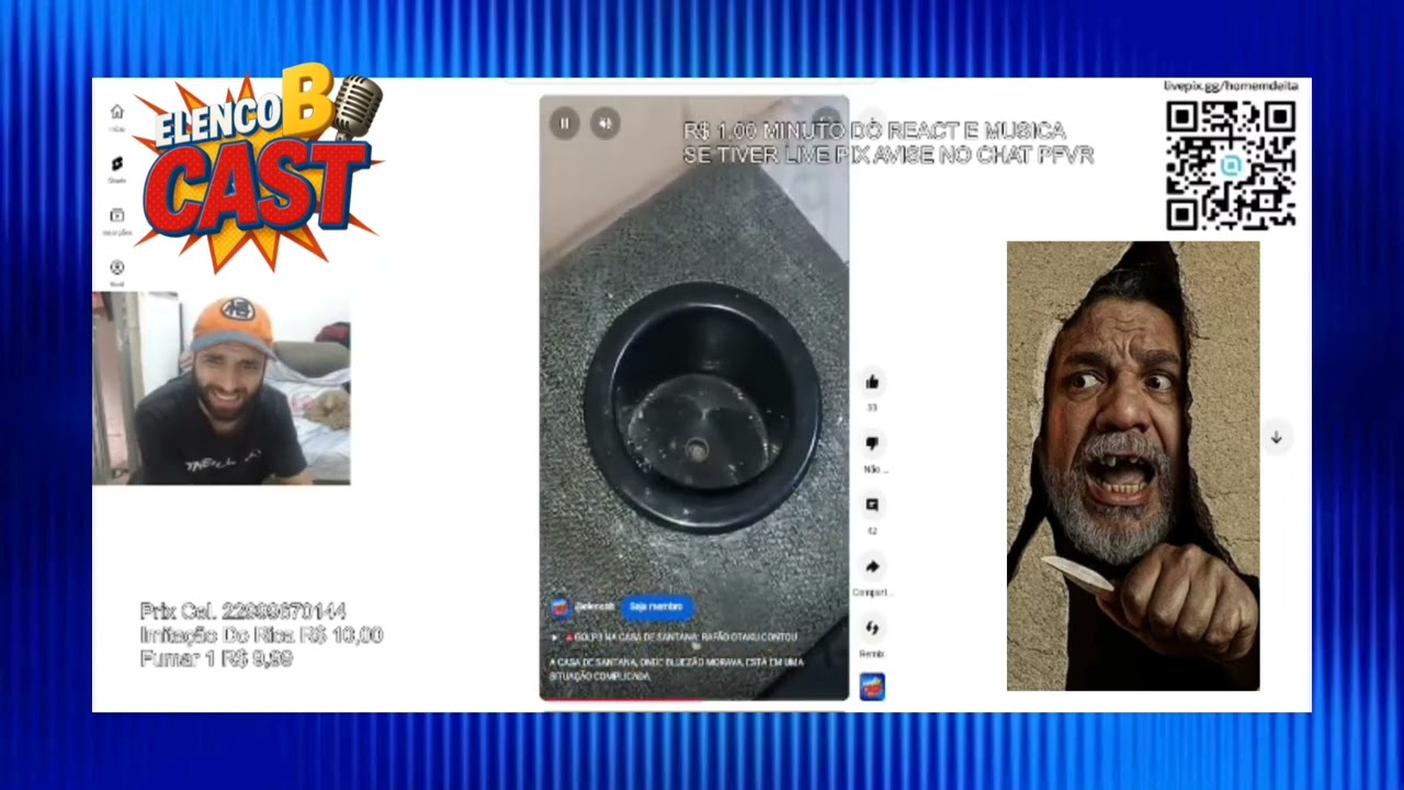 Homem Deita reagiu ao video sobre a Casa do Bluezão em Santana 