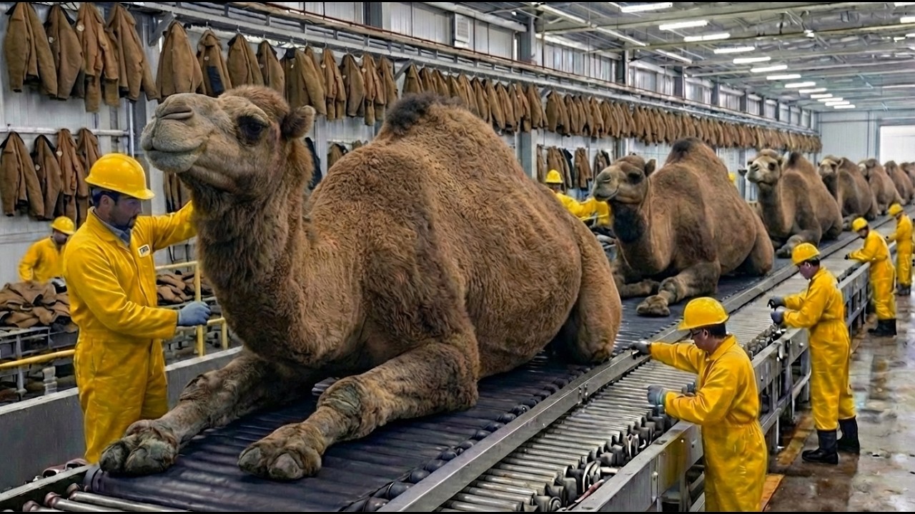 How Luxury Jackets Are Made from Camel 🐪🧥 | Inside World's Largest Leather Factory (Full Process)