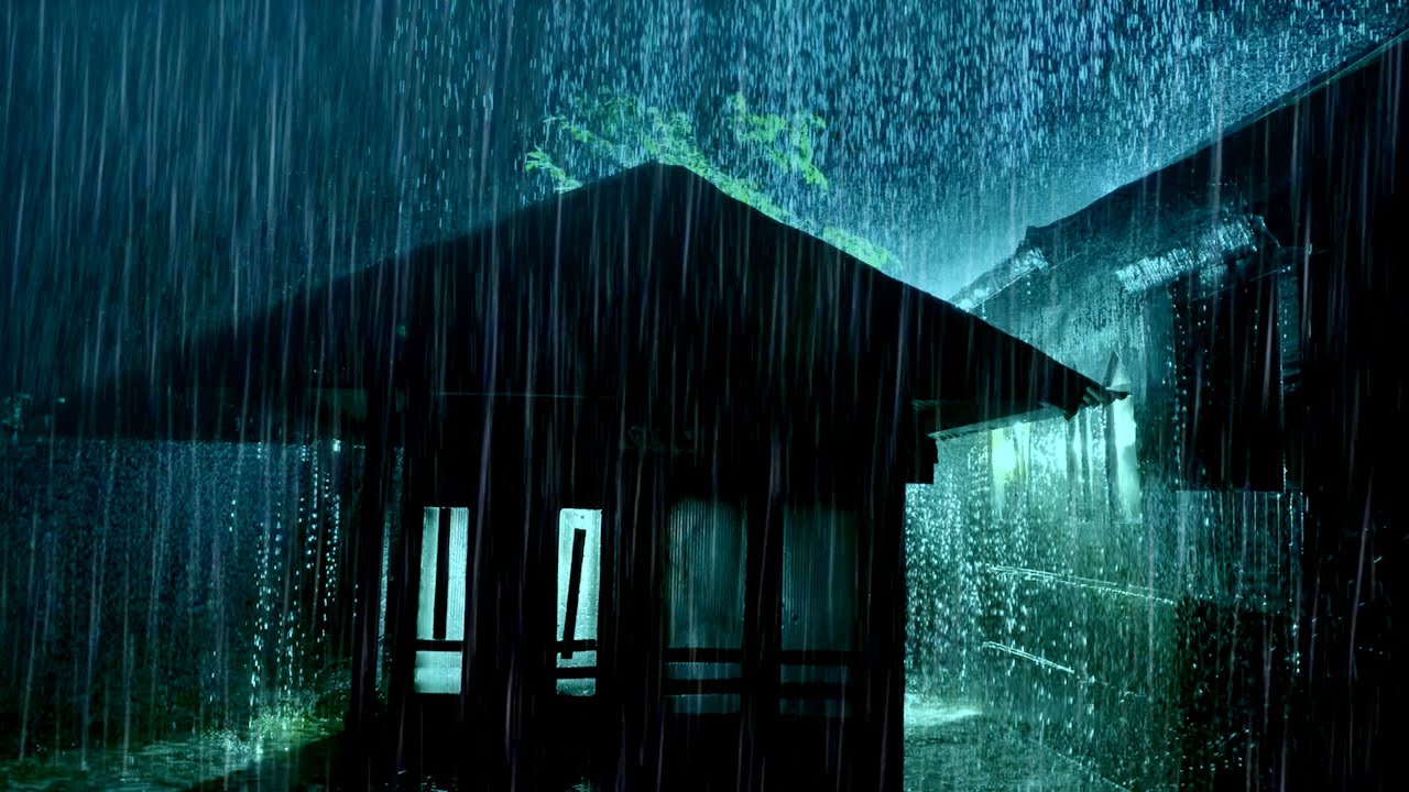 Version 384 Rain and Thunder for Insomnia Relief 🌧️ Peaceful Atmosphere