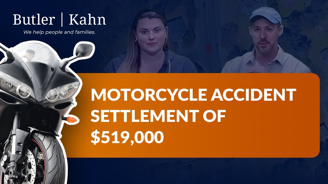 Motorcycle Accident Settlement for $519,000