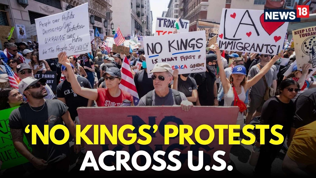 No Kings Protests LIVE | Protestors Demand Removal Of Trump After Iran War Intensifies | N18G