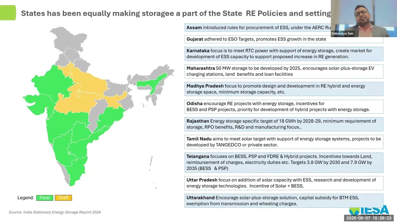 Unlocking India’s Energy Storage Potential | IESA Insights with Mr. Debmalya Sen