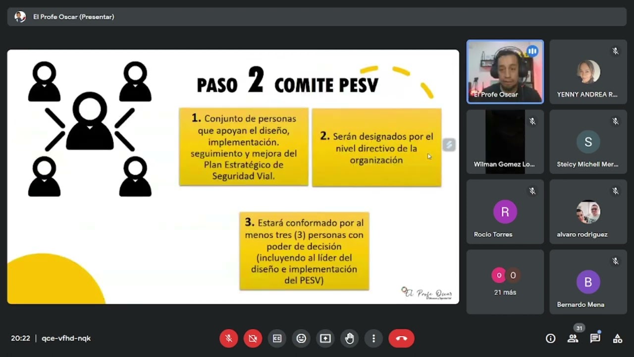 Clase 5 Seminario Pesv - Paso 7 y 8 Objetivos - Metas y Programas de la Gestion del Riesgo
