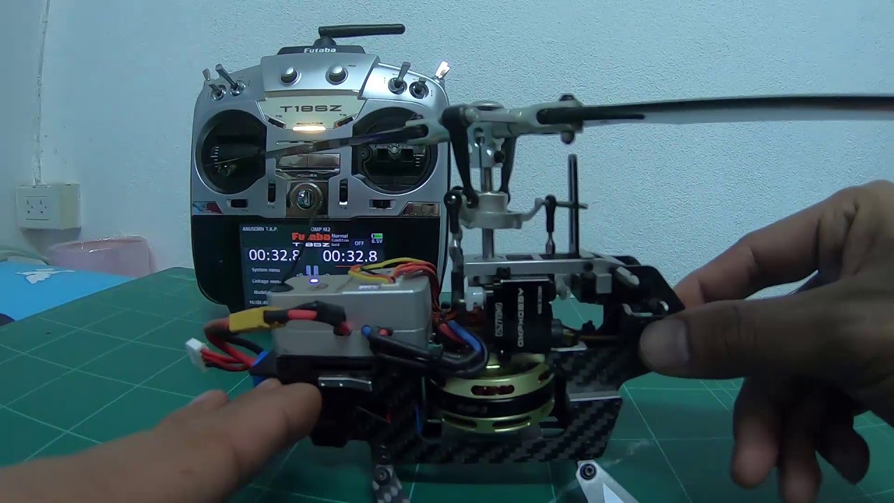 วิธีการตั้ง Sub-Trim servo กับฮอ M2 -  How to set Sub-Trim Omp M2