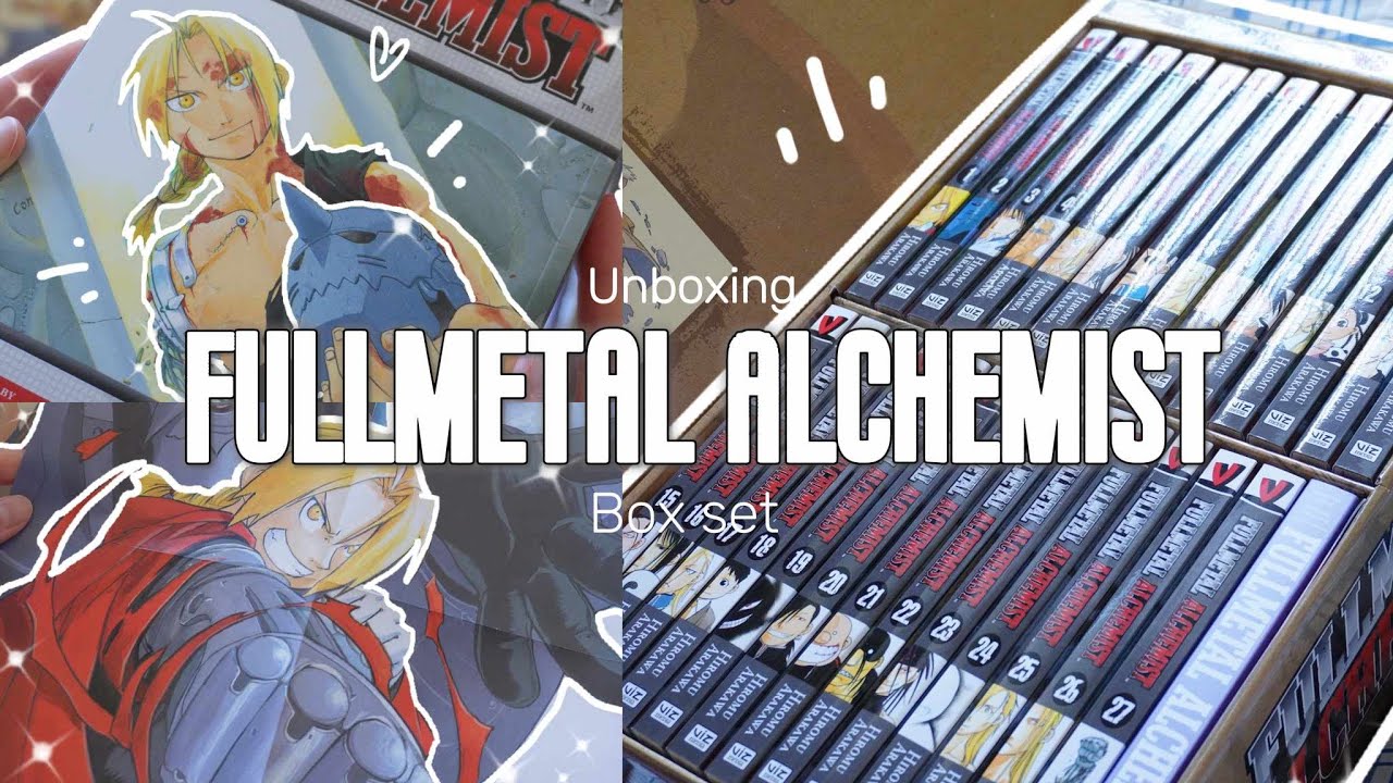 Manga Unboxing || Fullmetal Alchemist box set ⚙️🤖