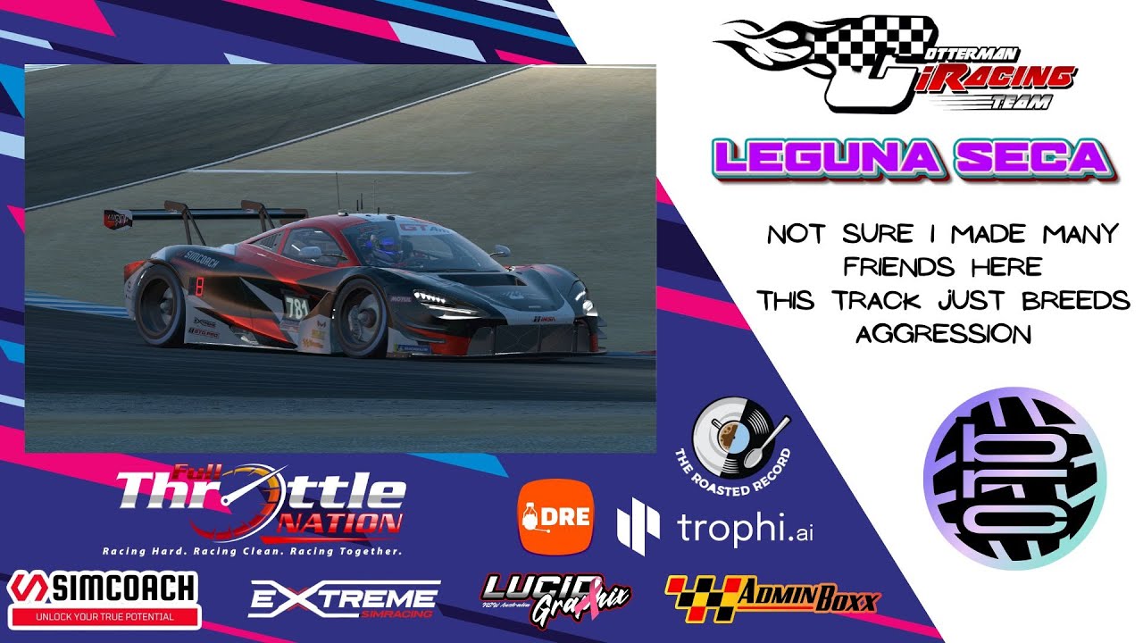 iRacing - Beta Racing Club - Laguna Seca - McLaren 720