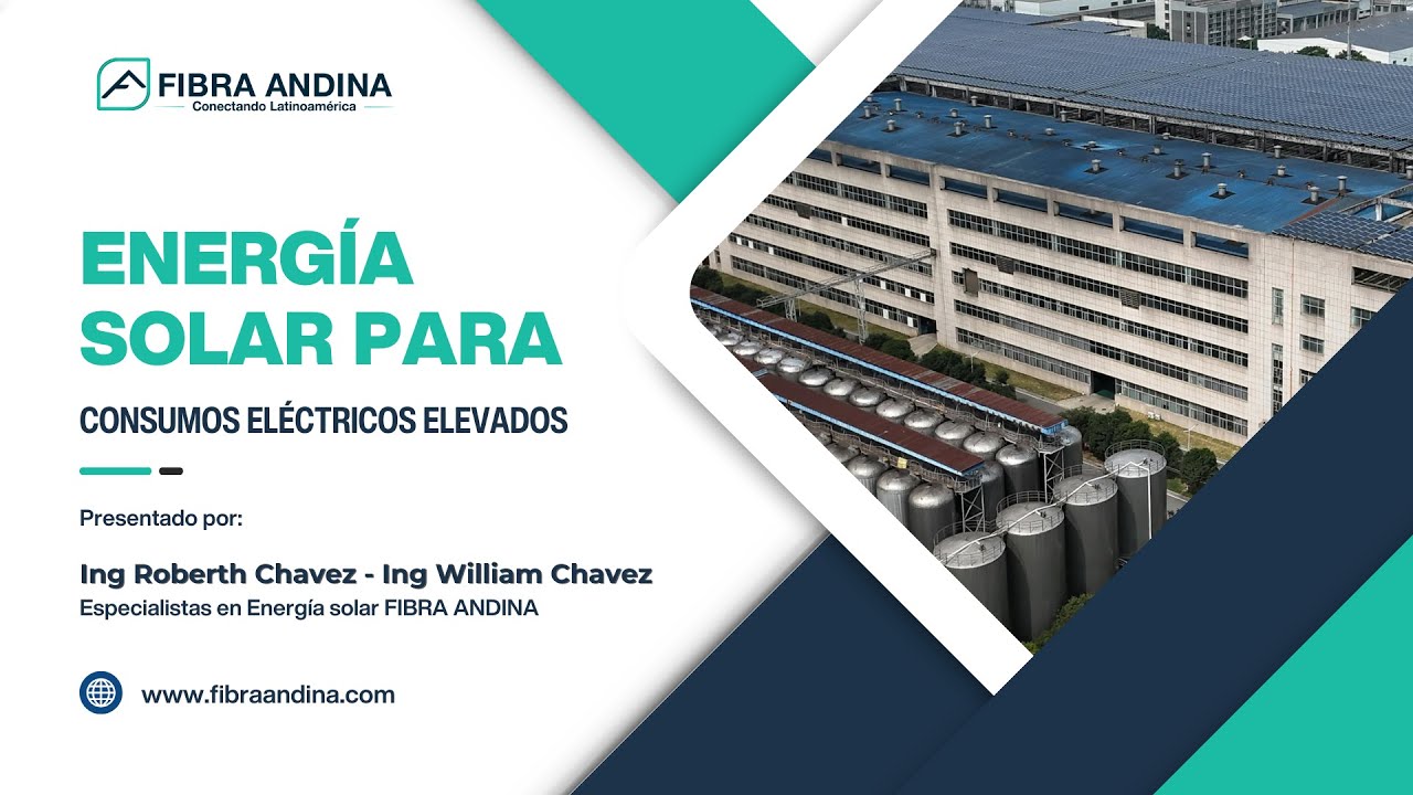 Webinar | Energía solar para consumos eléctricos elevados