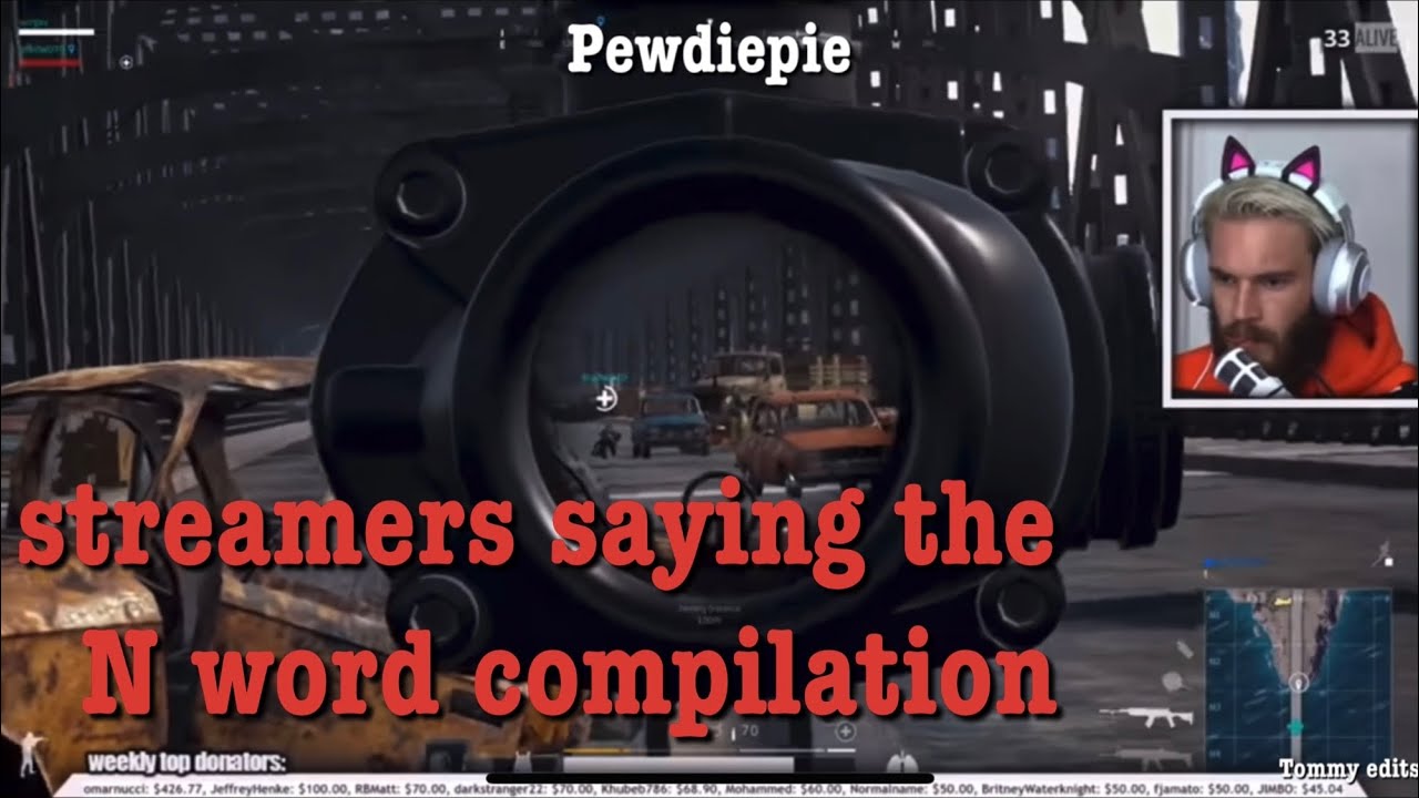 Streamers saying the N word compilation