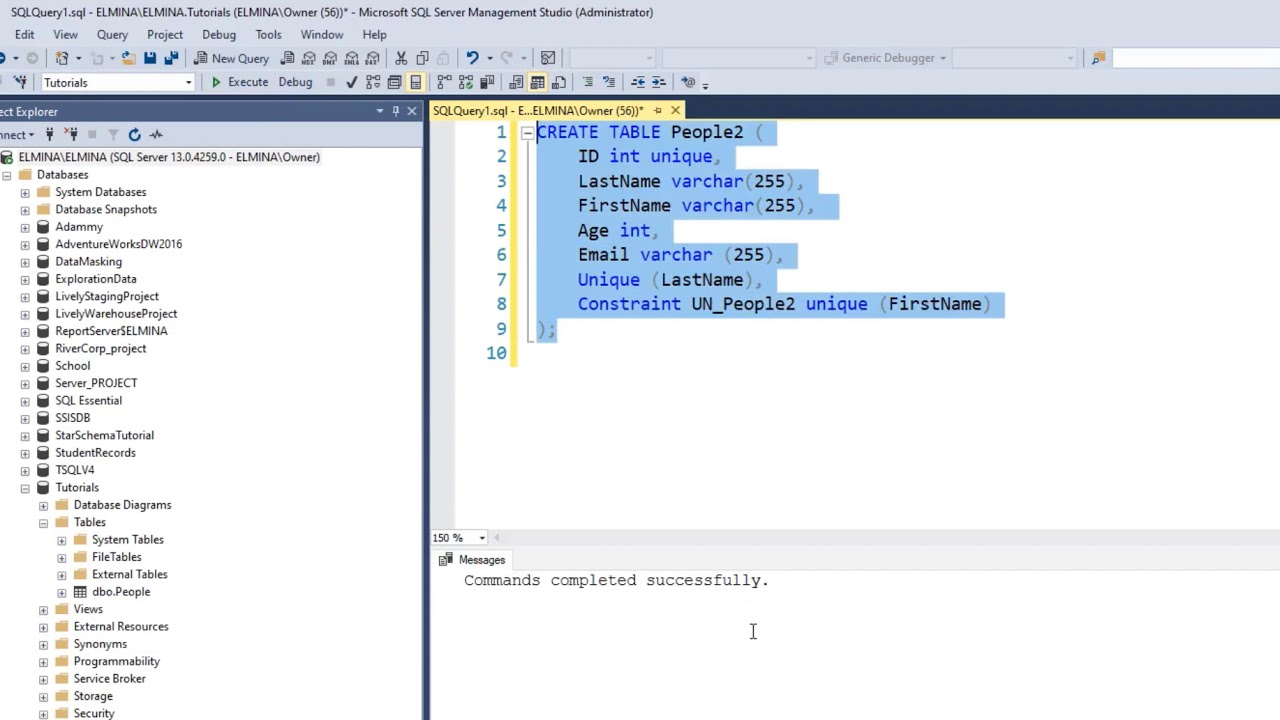 УНИКАЛЬНОЕ ОГРАНИЧЕНИЕ SQL
