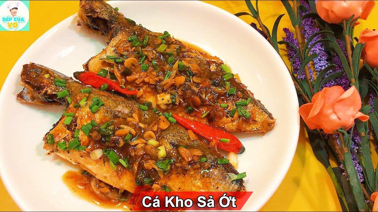 CÁ KHO SẢ ỚT | Cách kho cá biển với sả ớt | Bếp Của Vợ