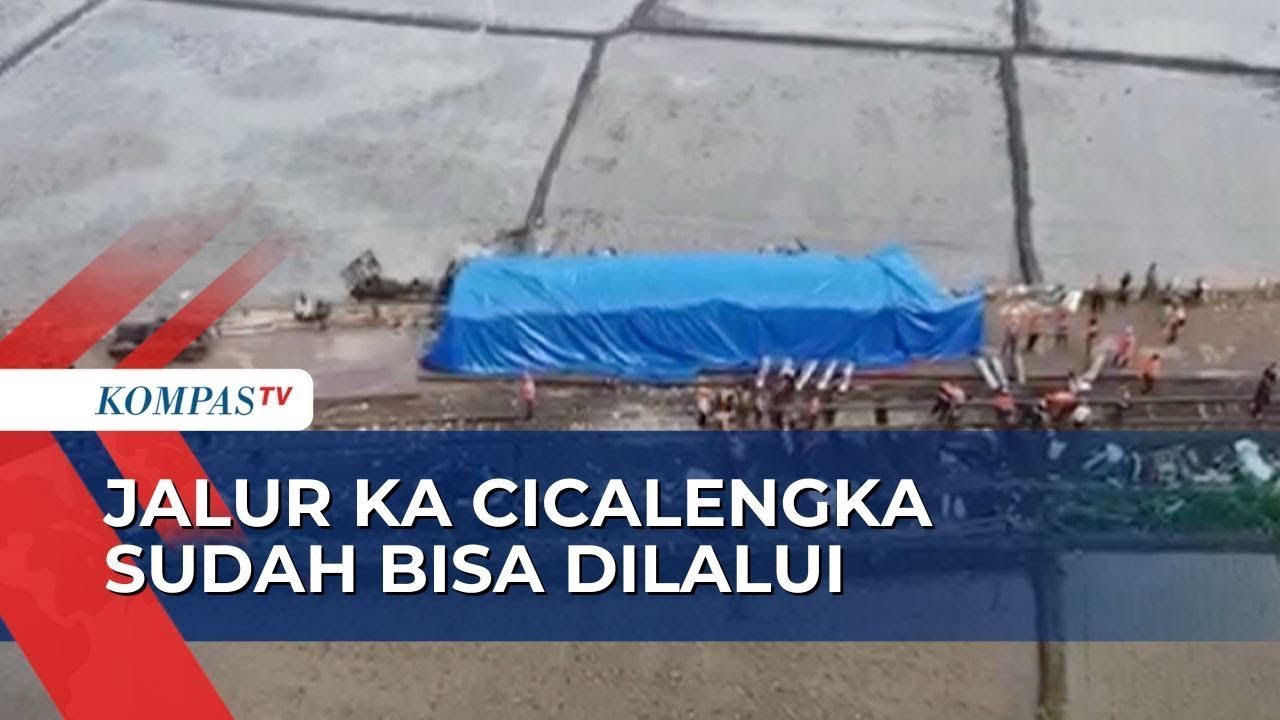 Lintasan Kereta Cicalengka Sudah Bisa Dilalui, Lokomotif Kereta Api Turangga Telah Dipindahkan