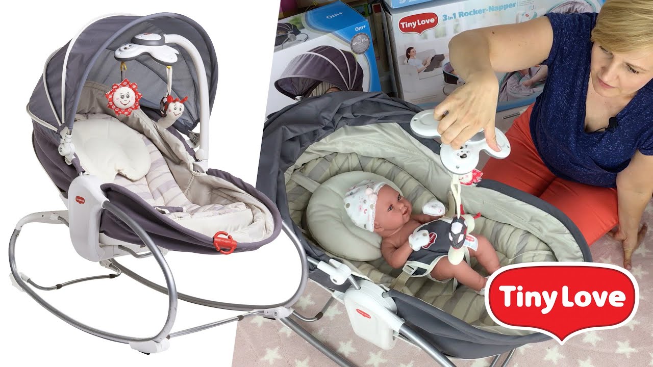 Tiny Love Wielofunkcyjny leżaczek-bujaczek-łóżeczko 3w1, Marko