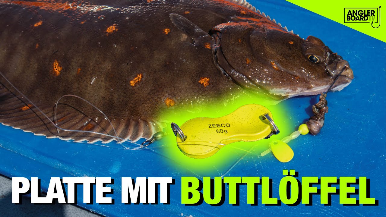 Plattfischangeln mit Buttlöffel | Angeln vom Boot in der Ostsee: Flensburger Förde | Anglerboard TV