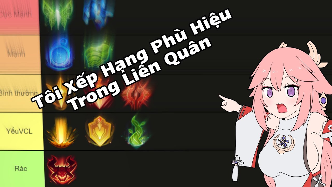 Tôi Xếp Hạng Sức Mạnh Các Phù Hiệu Trong Liên Quân
