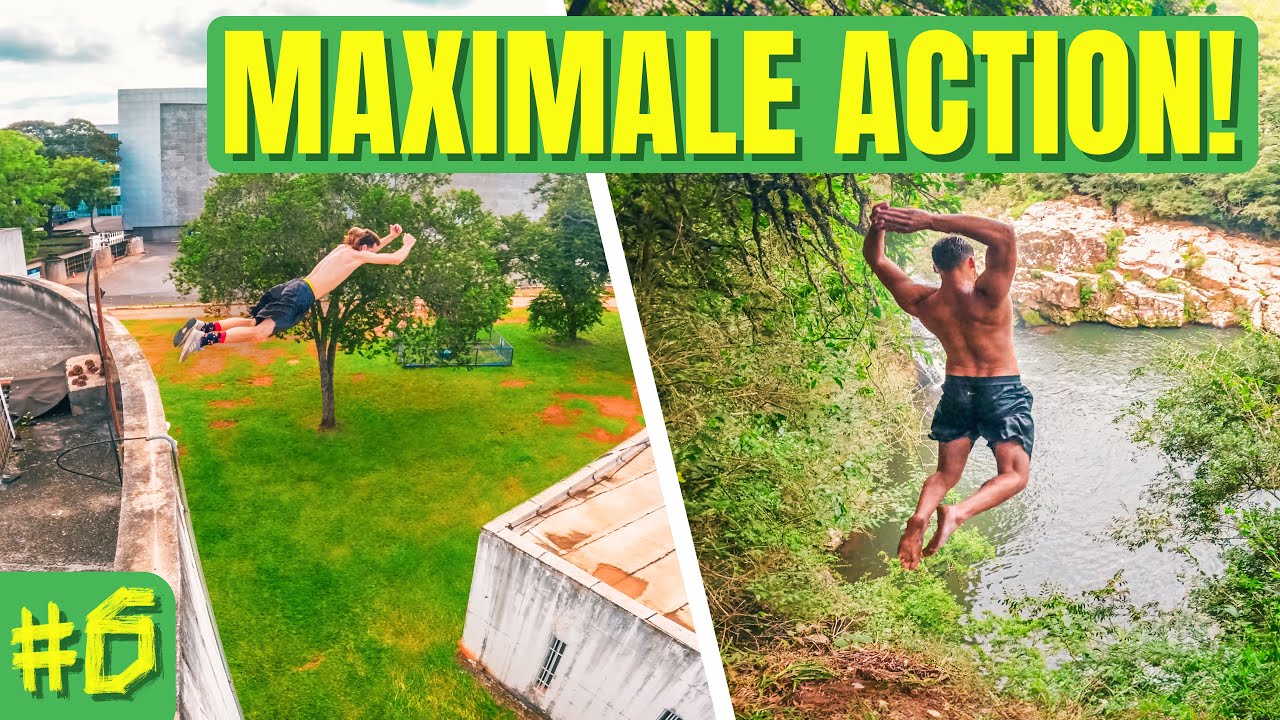 Riskante WASSERFALL-Saltos in der WILDNIS! & Massiver Sprung auf BETON! | Parkour Brasilia, Ep. 6🇧🇷