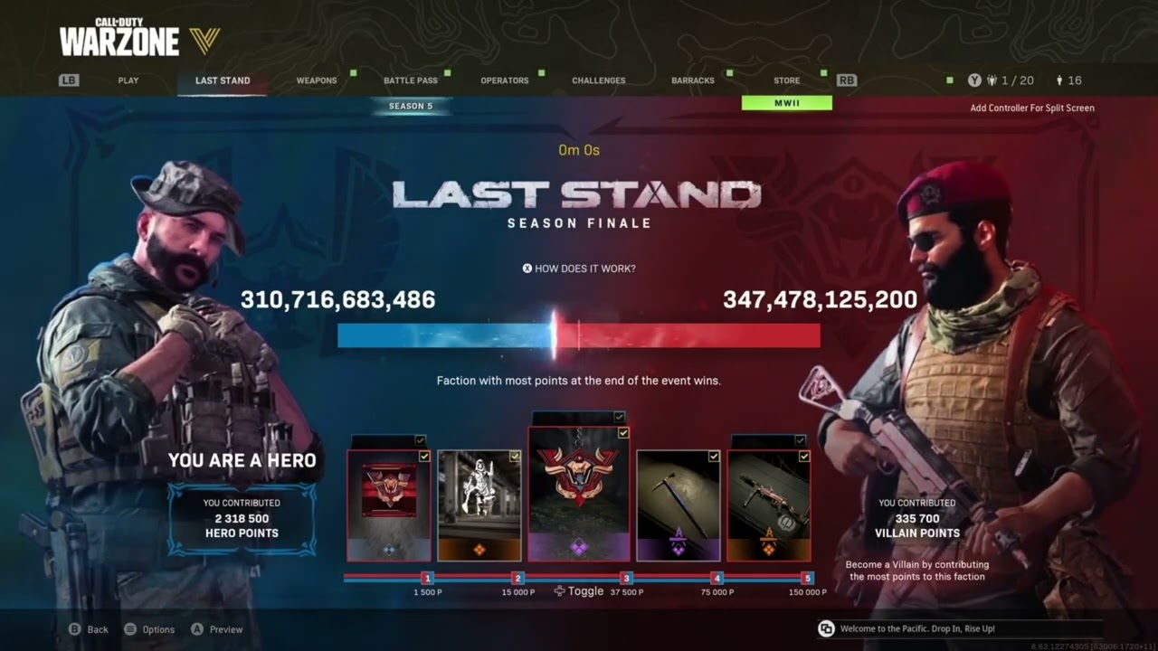Warzone Last Stand event ending: