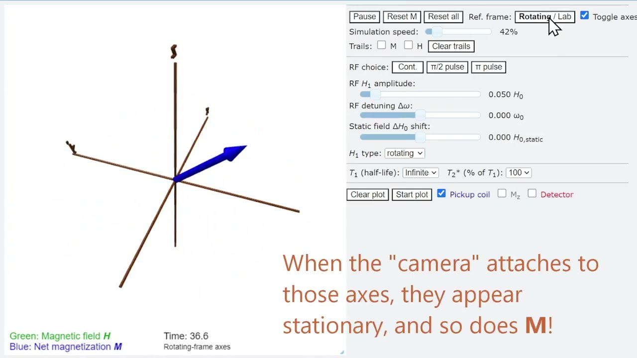 NMR Simulation: The Rotating Reference Frame