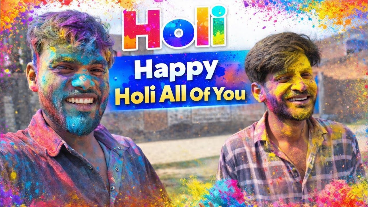 Happy Holi all Of You 🫟 | Daily vlog | Comedy | Shivam Singh & Sujal Singh | 2c vloggers 