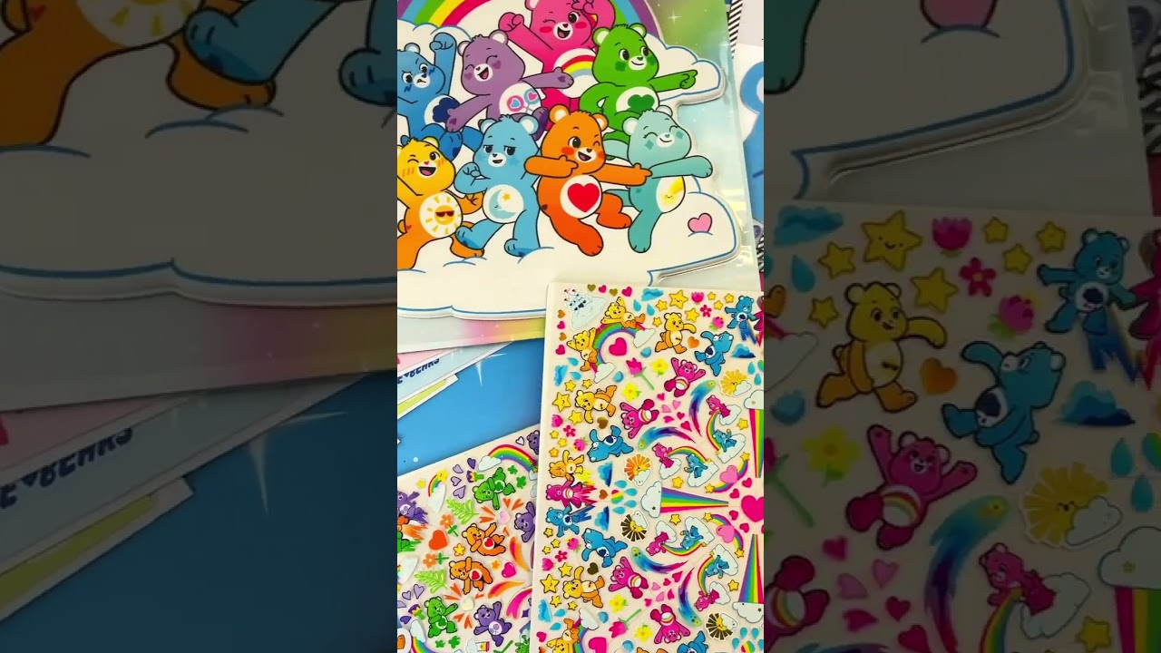 The Cutest Stationery!! Pipsticks + Care Bears Stationery Box