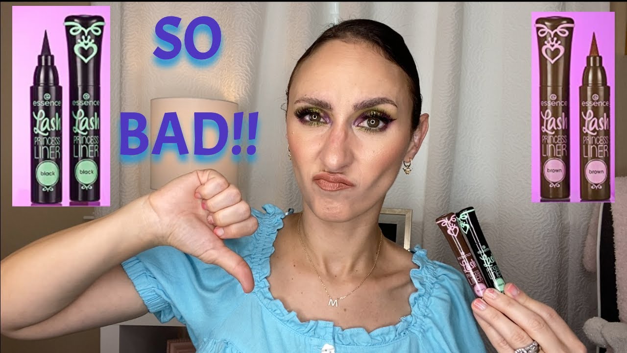ESSENCE LASH PRINCESS EYELINER || JUST NO.