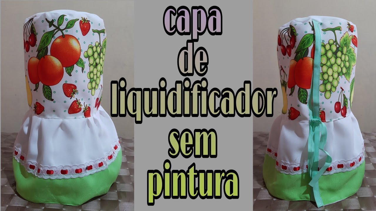 kit cozinha sem pintura (capa de liquidificador) projeto 4