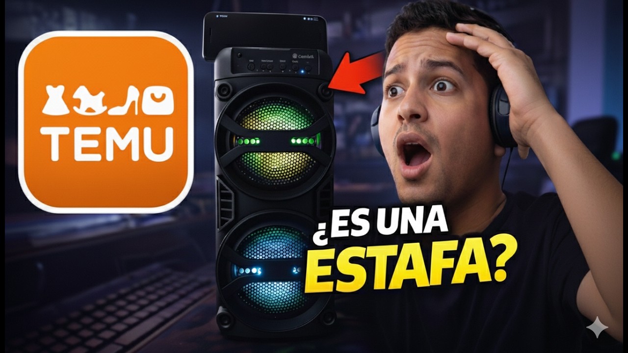 Probé EL PARLANTE MÁS VIRAL DE TEMU | CBS 3025B — ¿Vale la pena o es malo?