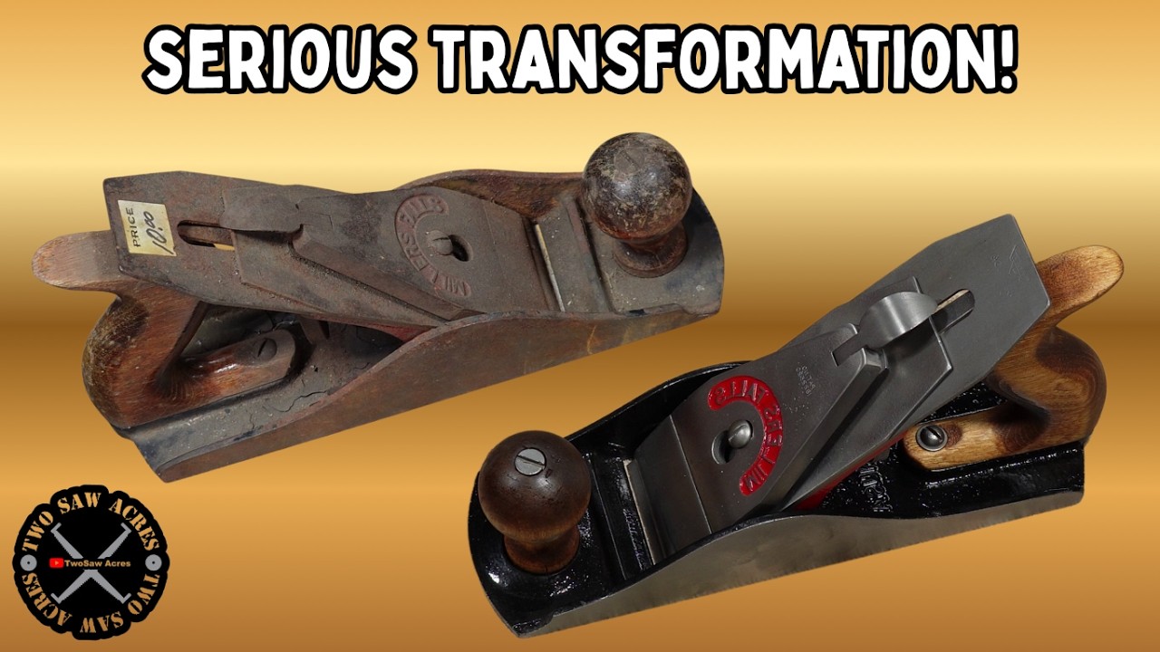 Реставрация винтажного самолета Millers Falls № 10.