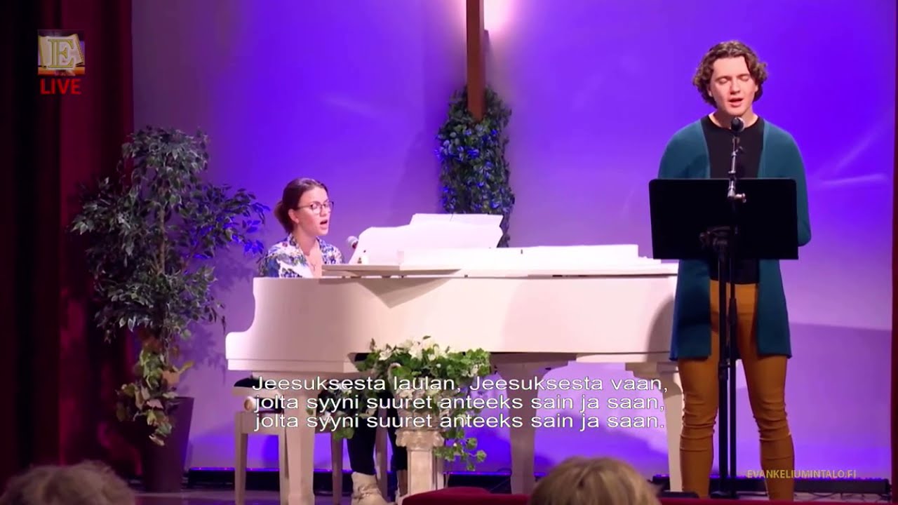 Jeesuksesta laulan - Daniela Penttilä & Tino Portnoj - Turun Evankeliumintalo
