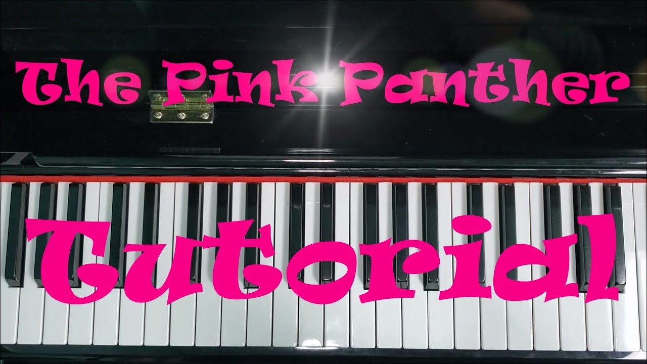 Учебное пособие по игре на фортепиано на тему «Розовая пантера» #easypiano