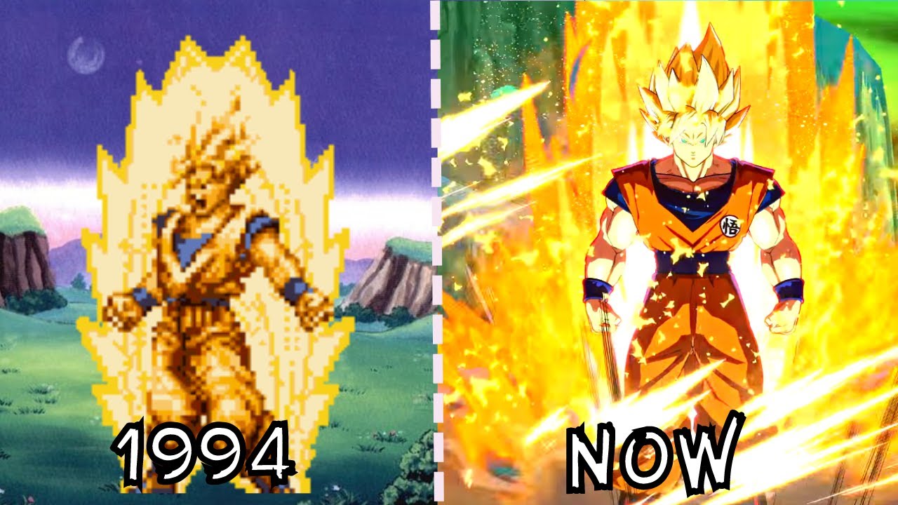 Evolution Of Goku's FIRST Super Saiyan Transformation in Games : From 8 Bit to 4K