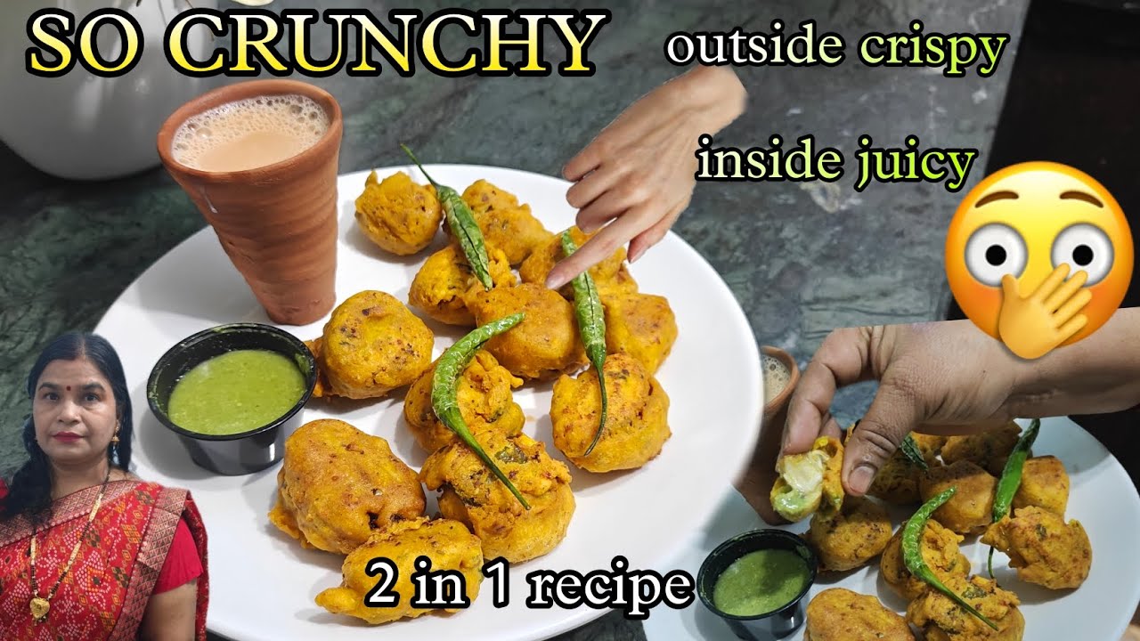 Street Style Mushroom Pakoda Super Crispy Recipe.. NO SOFT PAKODA GUARANTEE 😱☝🏻