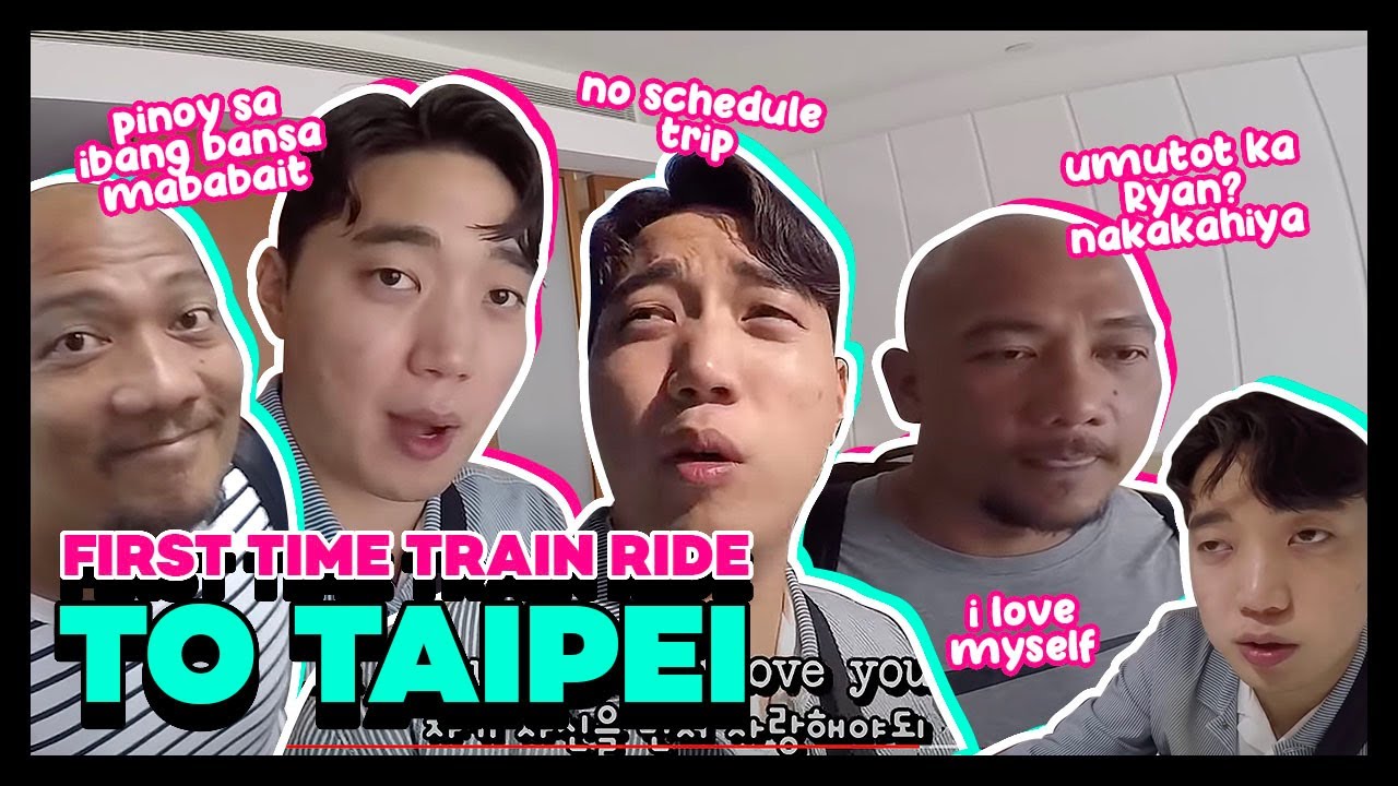 My FIRST TIME Riding a TRAIN TO TAIPEI | Ryan Bang
