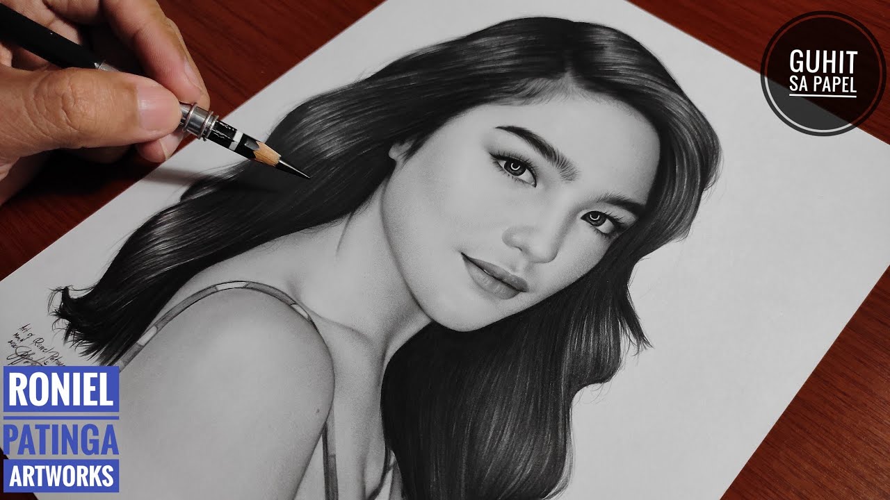 Realistic Portrait Drawing ( ANDREA BRILLANTES )