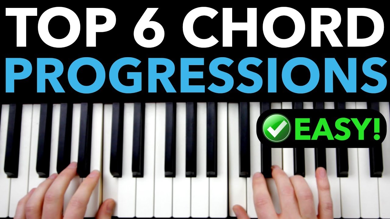 6 BEST Chord Progressions for Piano Beginners EASY