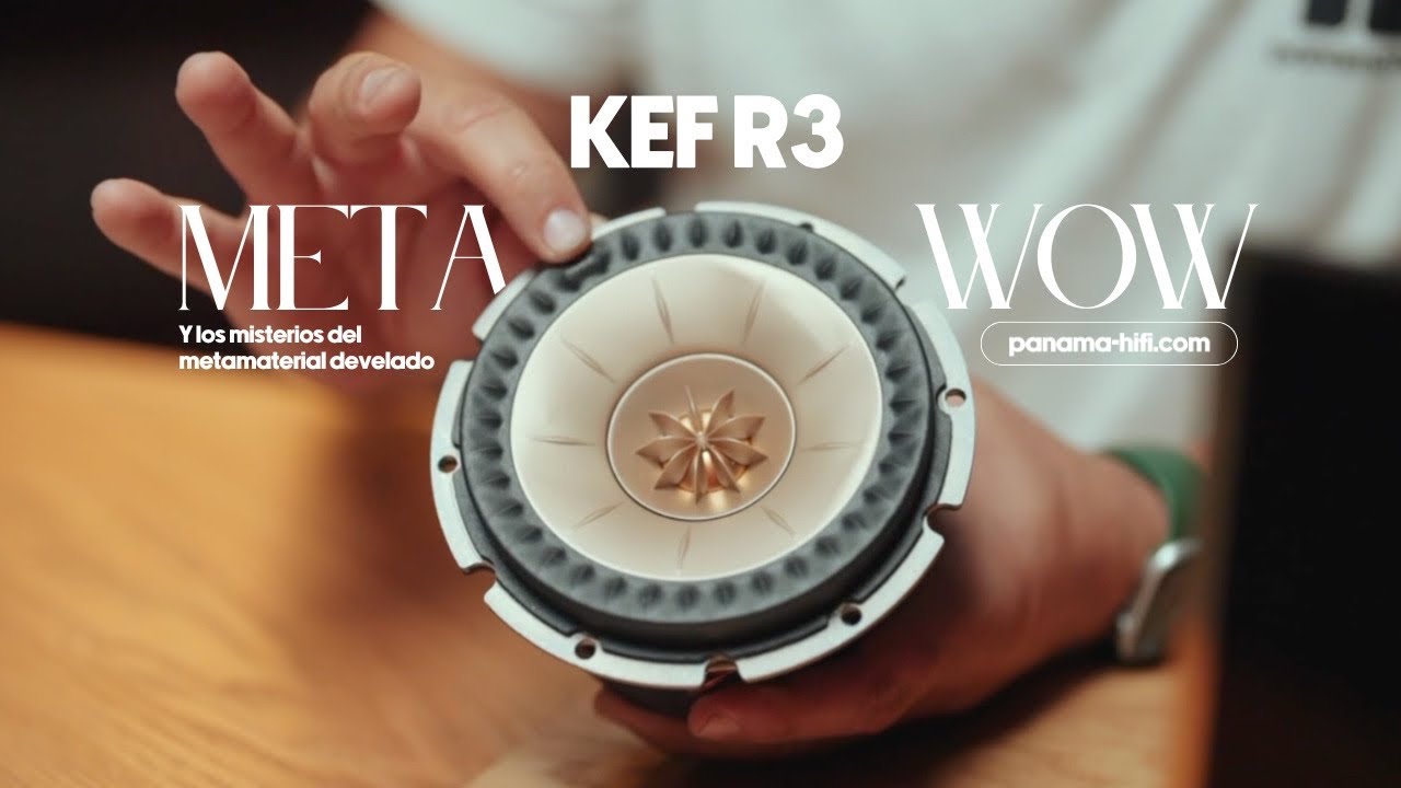 KEF R3 META(MATERIAL)?? ¿Qué es eso? Simplemente WOW