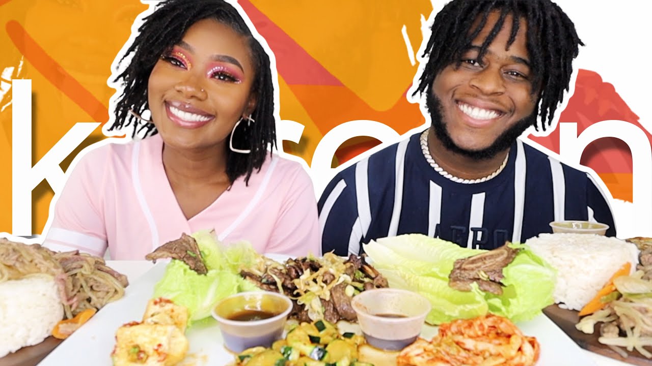 KOREAN FOOD MUKBANG WITH MY BEST FRIEND | BEEF BULGOGI & KOREAN RIBS 내 베스트 프렌드와 함께하는 한식 먹방 소갈비 소 불고기
