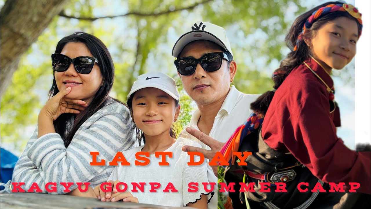 KAGYU GONPA TIBETAN LANGUAGE CAMP GRADUATION DAY 🧑‍🎓 BEST SUMMER PROGRAM || TIBATAN VLOGGER|| 🇨🇦