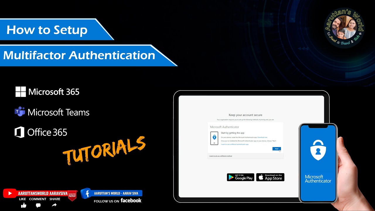 How to Set-Up Multi-Factor Authentication (MFA) in Microsoft 365 & Teams | Microsoft Auth App