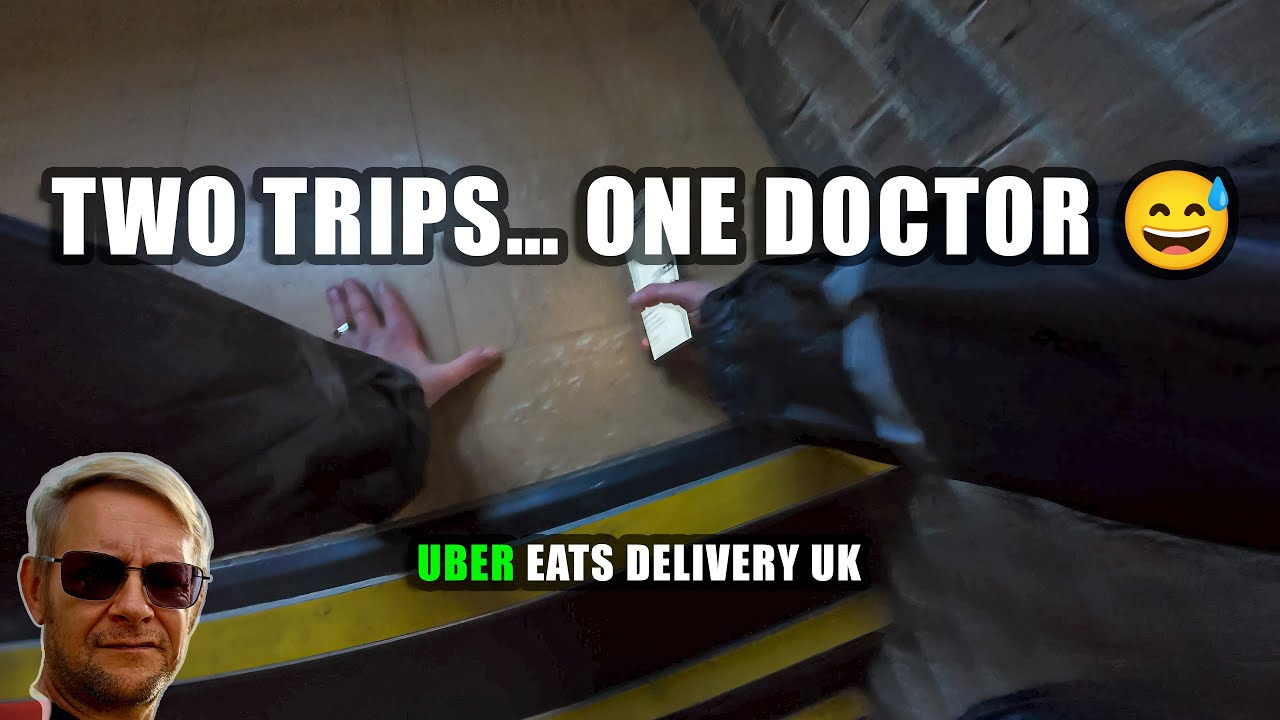 Two Trips, One Doctor | Uber Eats E-Bike Shift (UK) | Hampshire